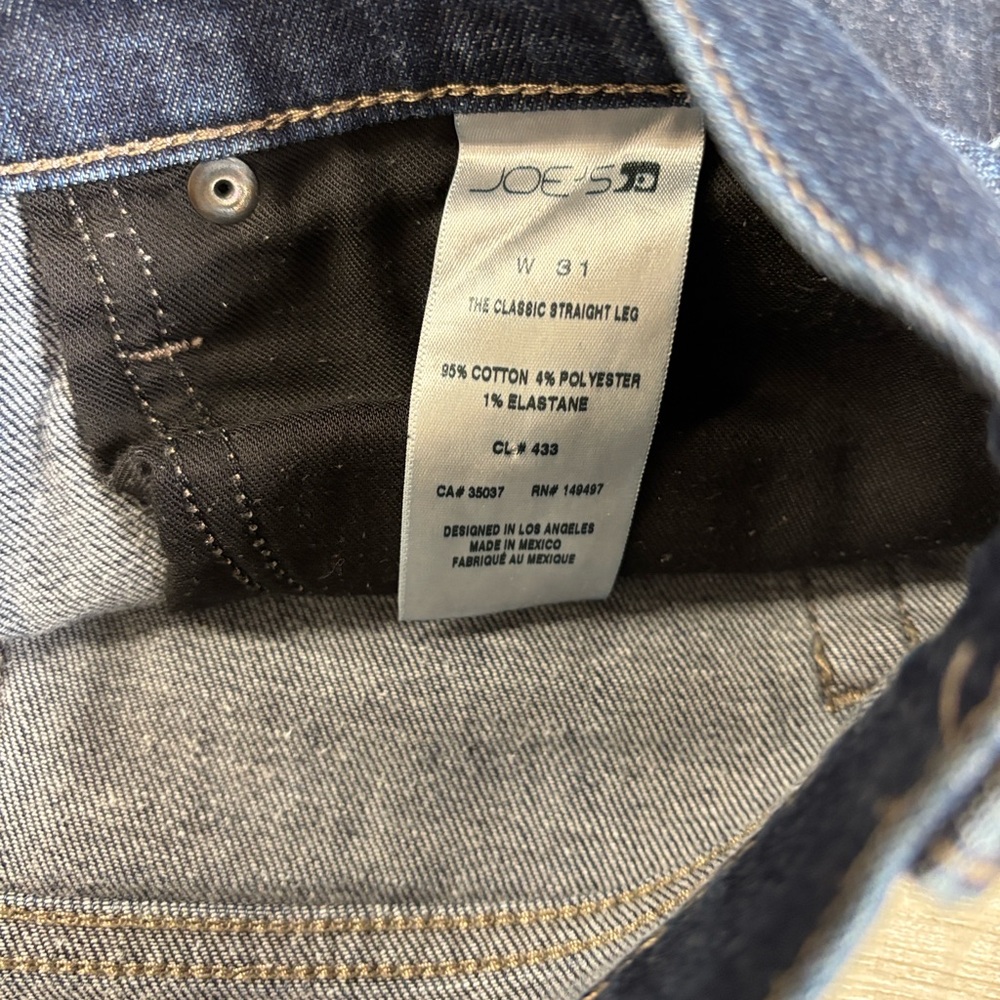 Joes classic straight leg Jeans size 31 - Picture 4 of 9